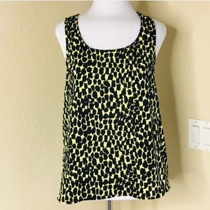 Mind Code | Sheer Zipper Sleeveless Blouse Top M